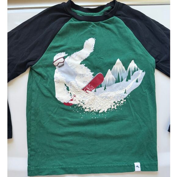 Tommy Bahama Other - Tommy Bahama Boy's Yeti Winter Baseball Tee T-Shirt‎ Size Small (5-6 Yrs)